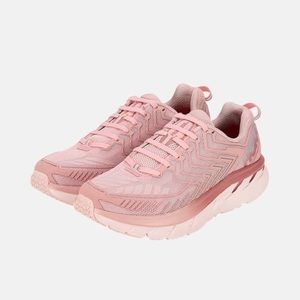 Outdoor voices hoka one one cliftons pink